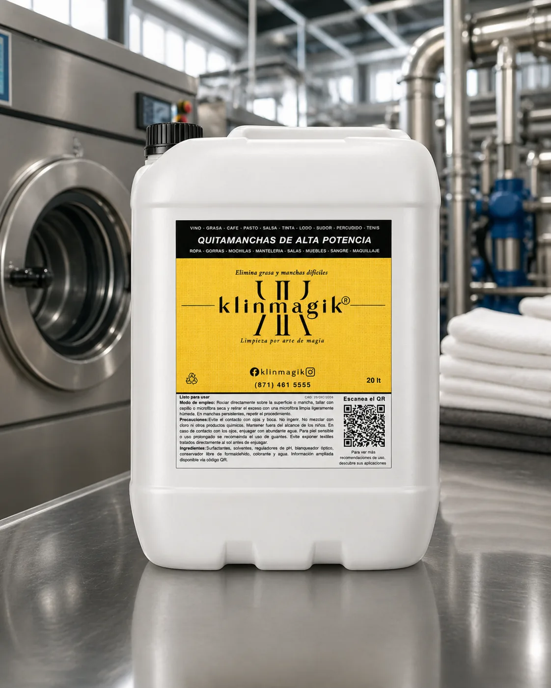 klinmagik PRO — bidones para uso comercial e industrial